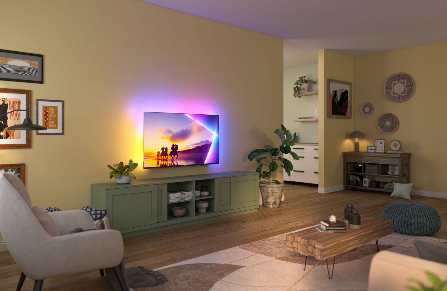 Телевізор Philips QLED 43PUS8510/12 Ambilightфото