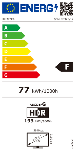 Телевізор Philips QD Mini LED 55MLED920/12 Ambilight фото4