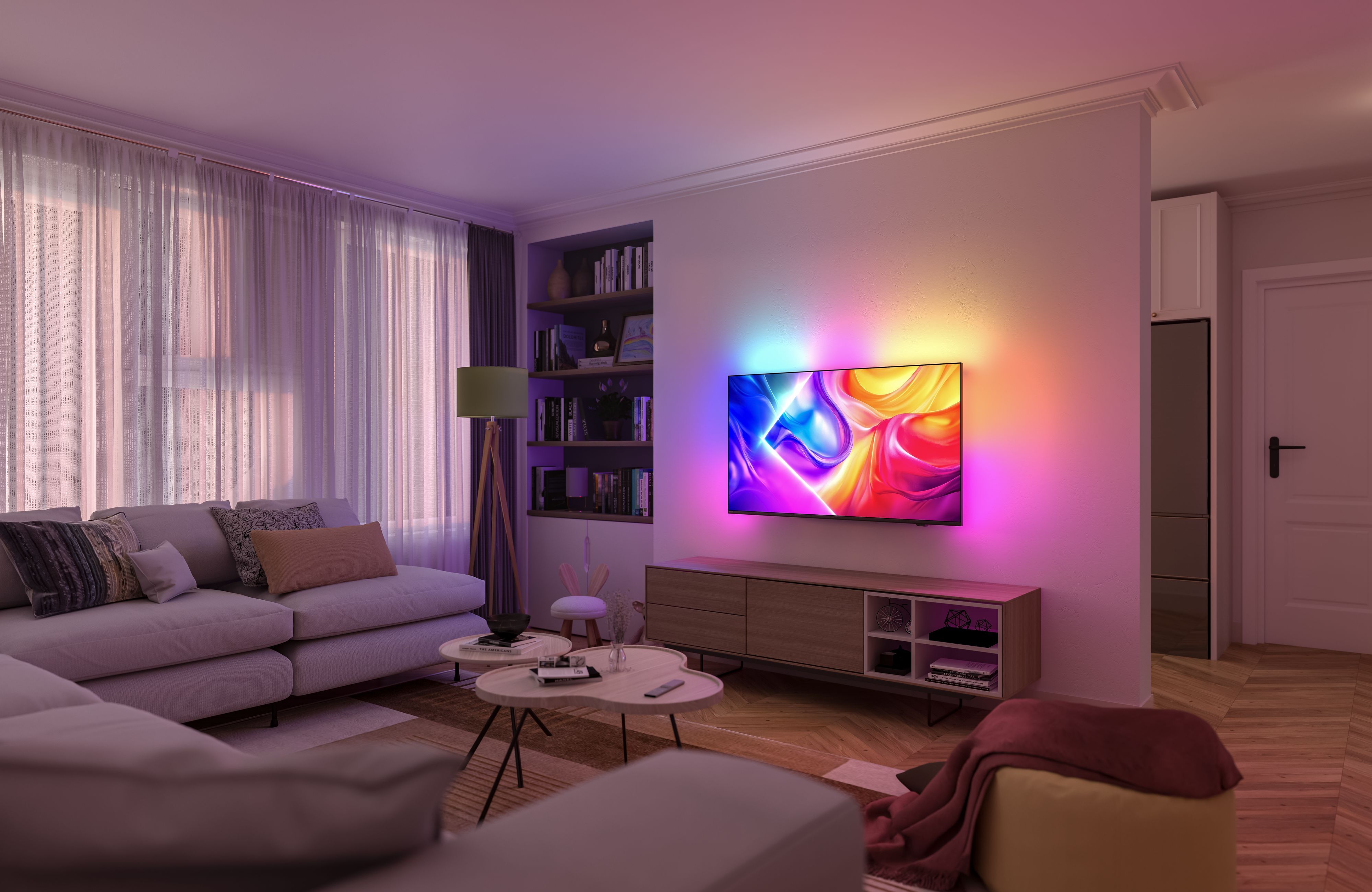 Телевізор Philips The One QLED 75PUS9010/12 Ambilightфото8