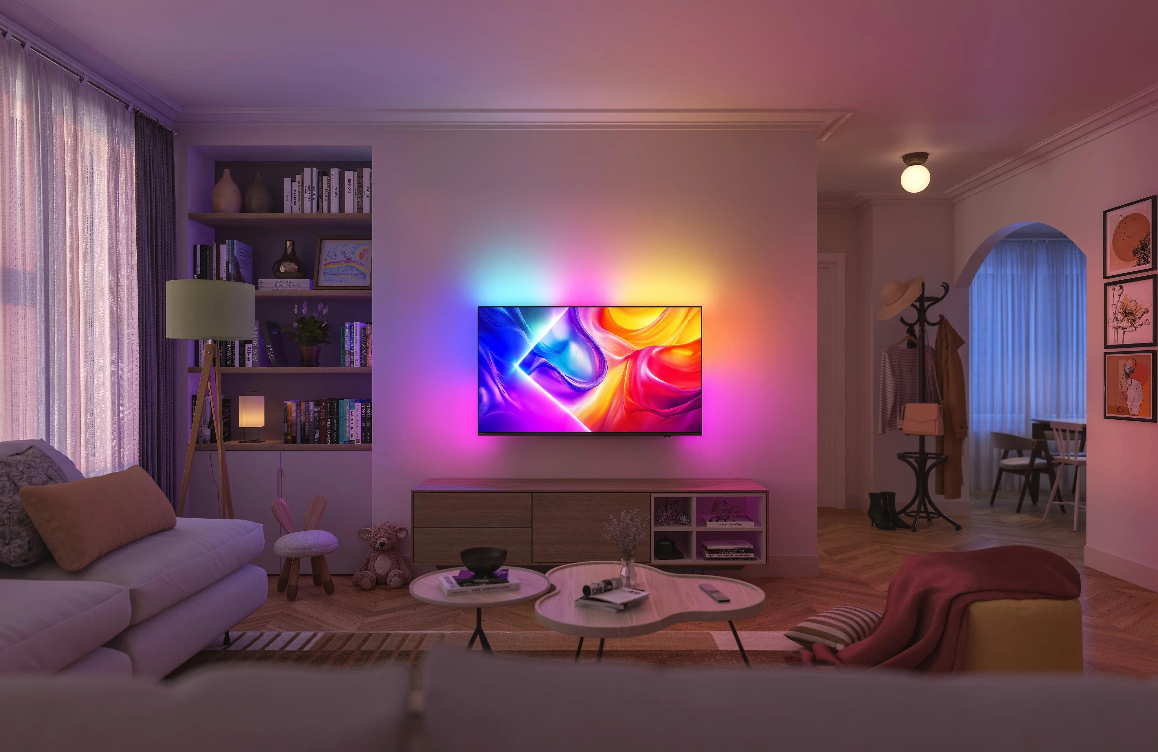 Телевізор Philips The One QLED 75PUS9010/12 Ambilightфото10
