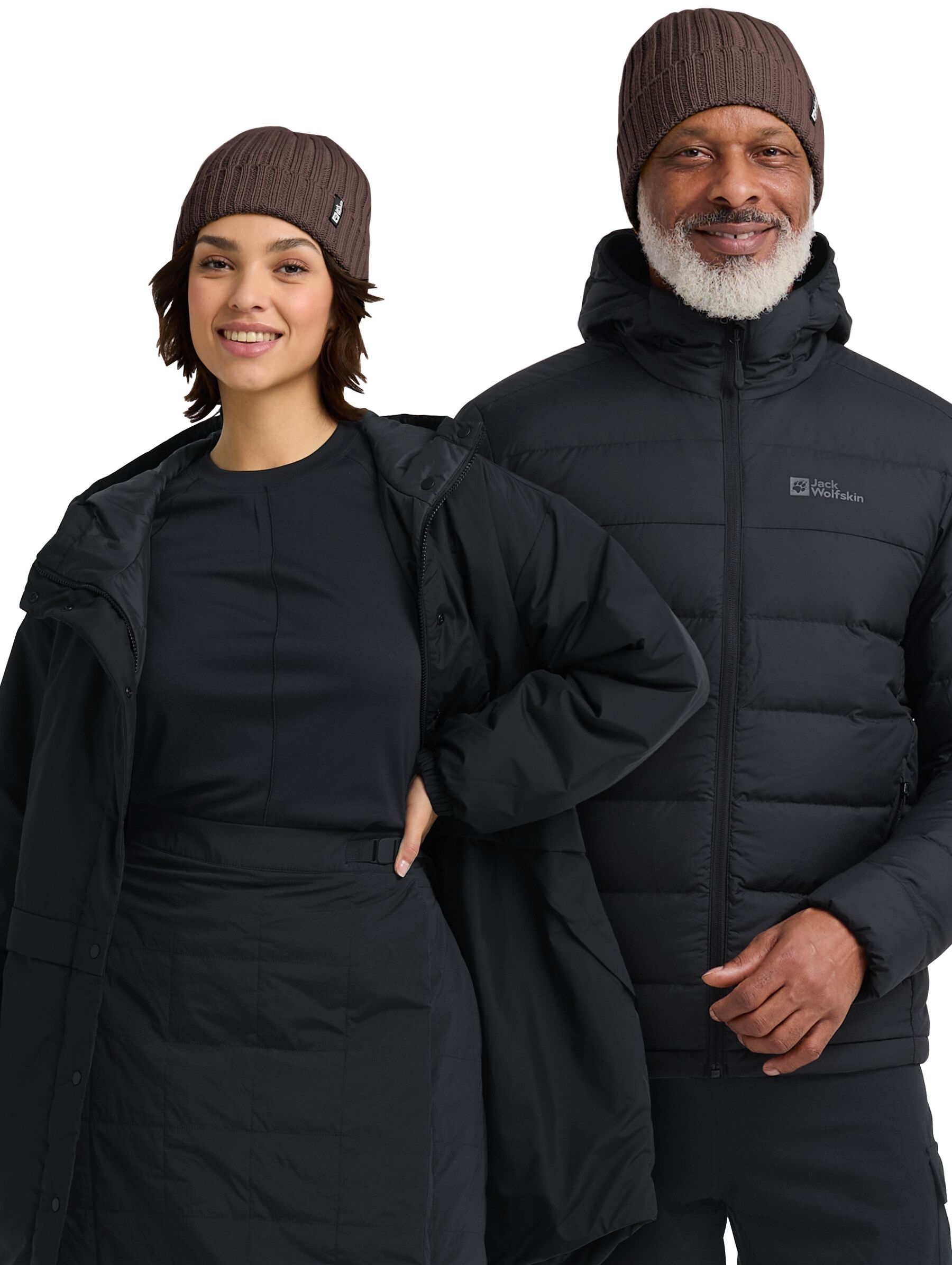 Шапка Jack Wolfskin Rib Knit Beanie 1907122-5719 коричневийфото