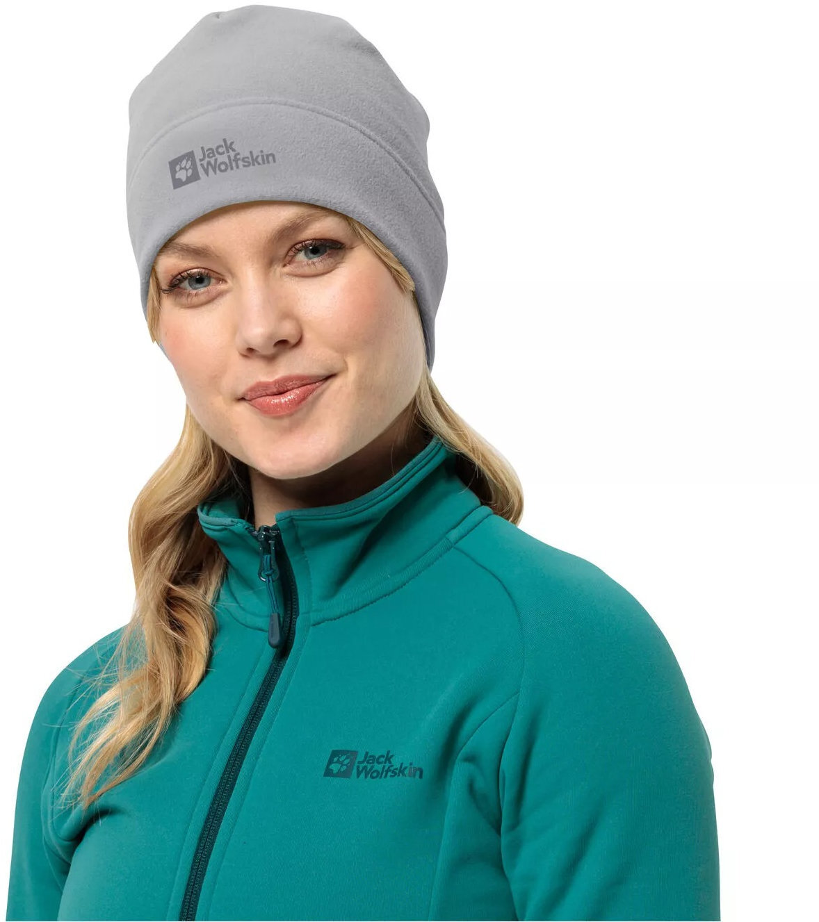 Шапка Jack Wolfskin Real Stuff Beanie 1909852-6046 серый фото 2