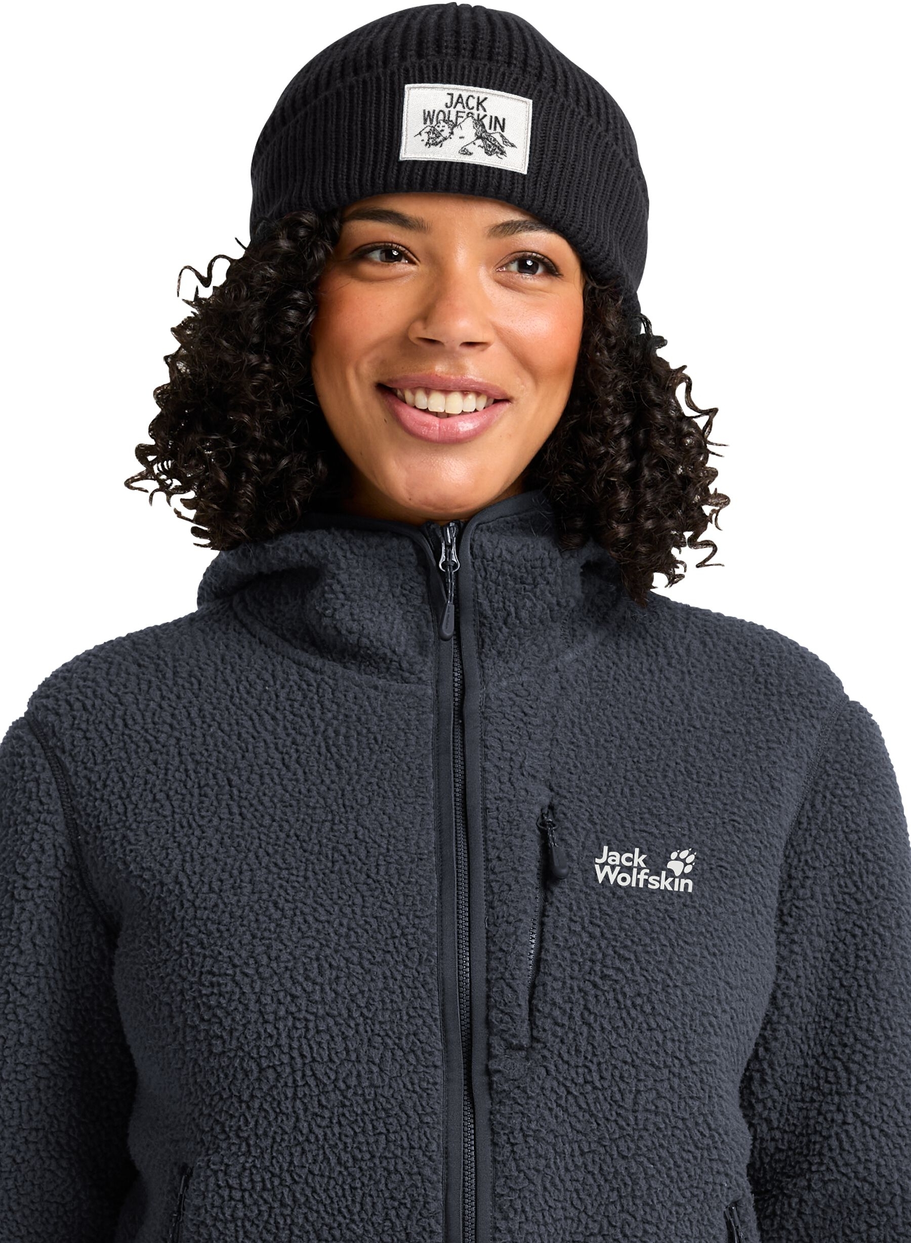 Шапка Jack Wolfskin Badge Beanie A61610-6000 чёрный фото 6
