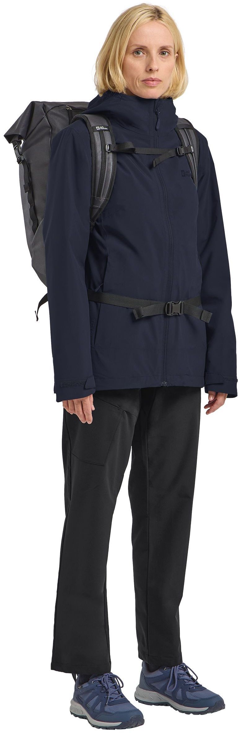 Куртка жіноча Jack Wolfskin Moonrise 3In1 Jkt W 1115621-1010 XS темно синяфото6