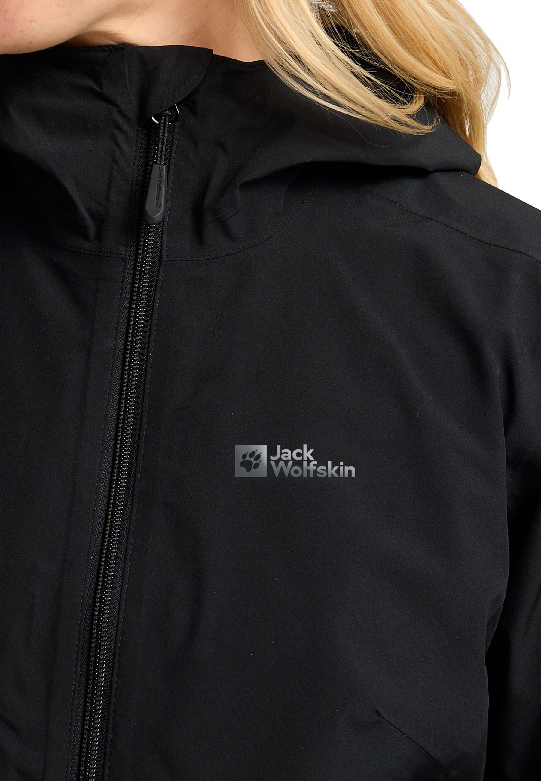 Куртка жіноча Jack Wolfskin Moonrise 3In1 Jkt W 1115621-6000 XS чорнийфото7