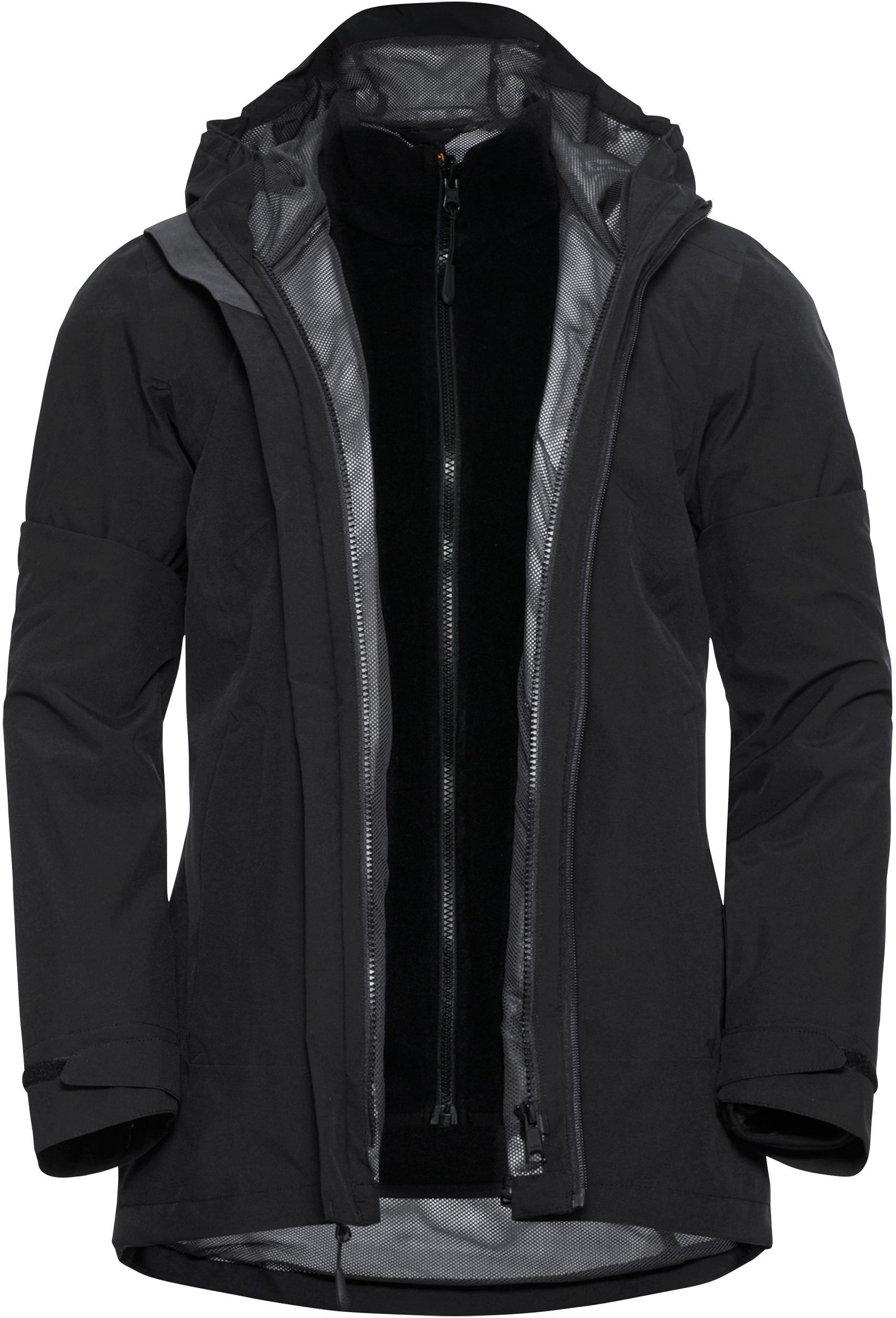 Куртка жіноча Jack Wolfskin Moonrise 3In1 Jkt W 1115621-6000 XS чорнийфото14