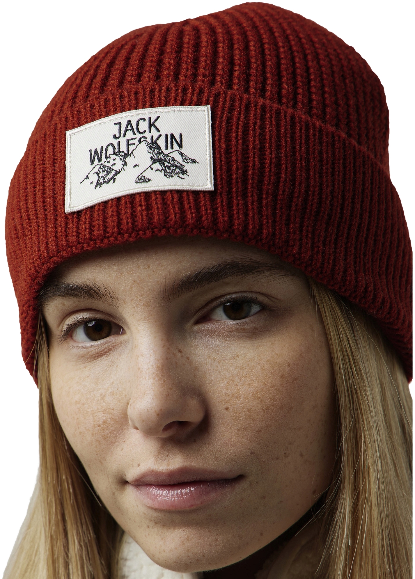Шапка Jack Wolfskin Badge Beanie A61610-J0126 коричневийфото