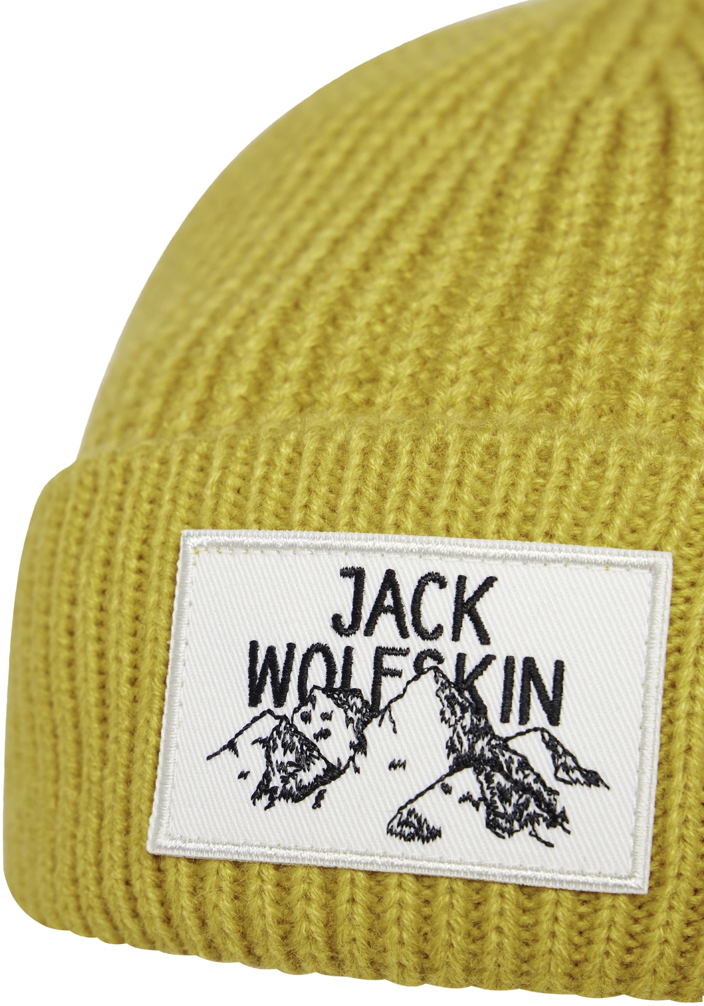 Шапка Jack Wolfskin Badge Beanie A61610-M0042 жовтафото
