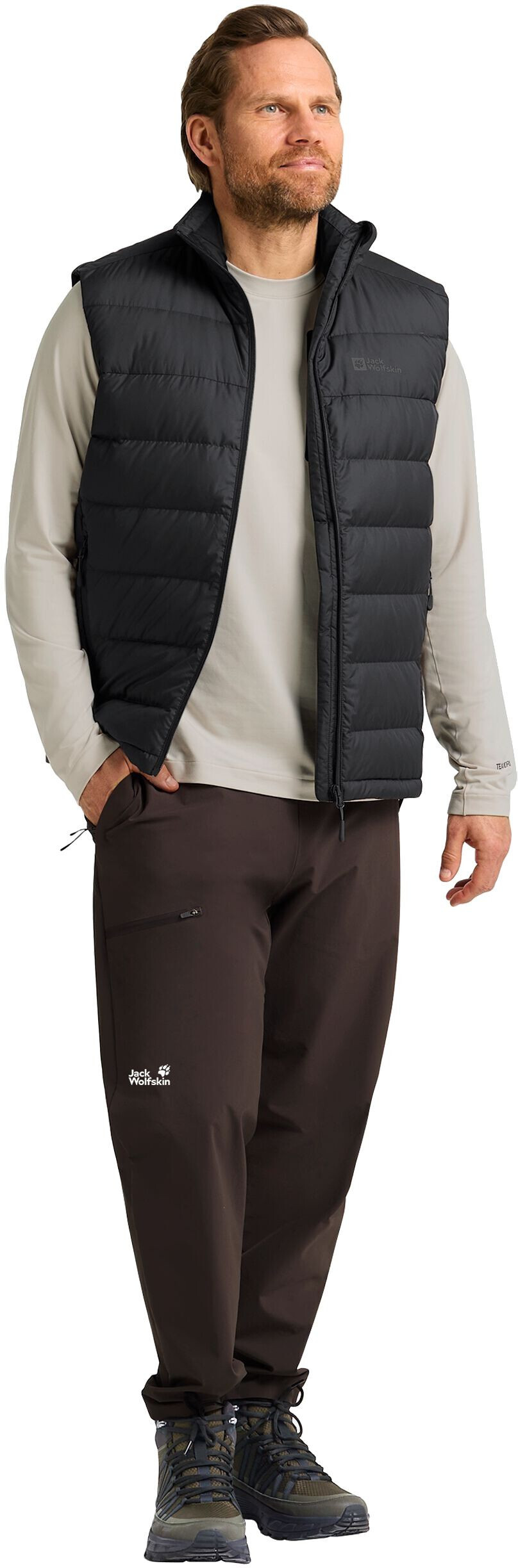 Жилетка мужская Jack Wolfskin Ather Down Vest M Rds 1207691-6000 L чёрная фото 9
