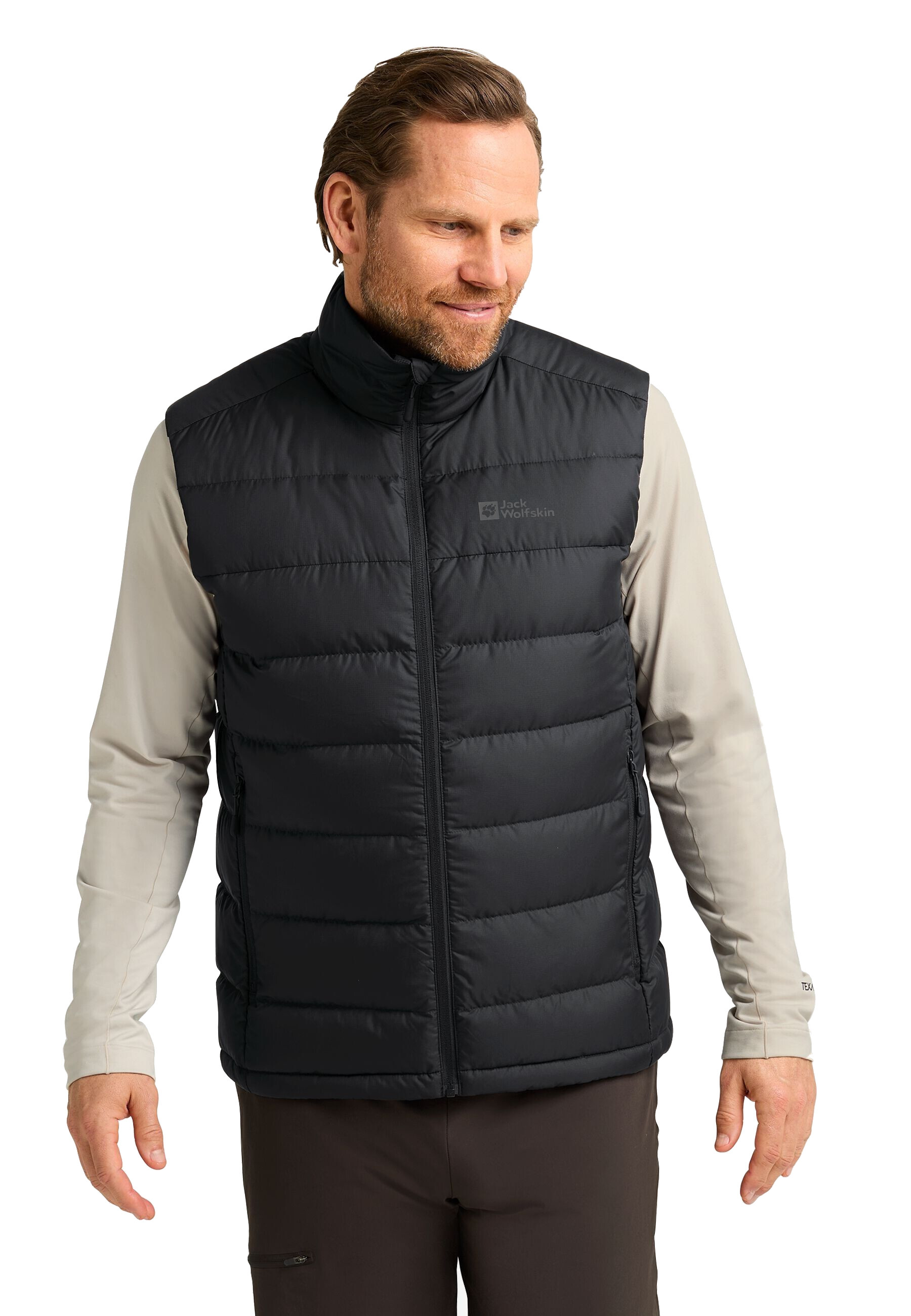 Жилетка мужская Jack Wolfskin Ather Down Vest M Rds 1207691-6000 L чёрная фото 8