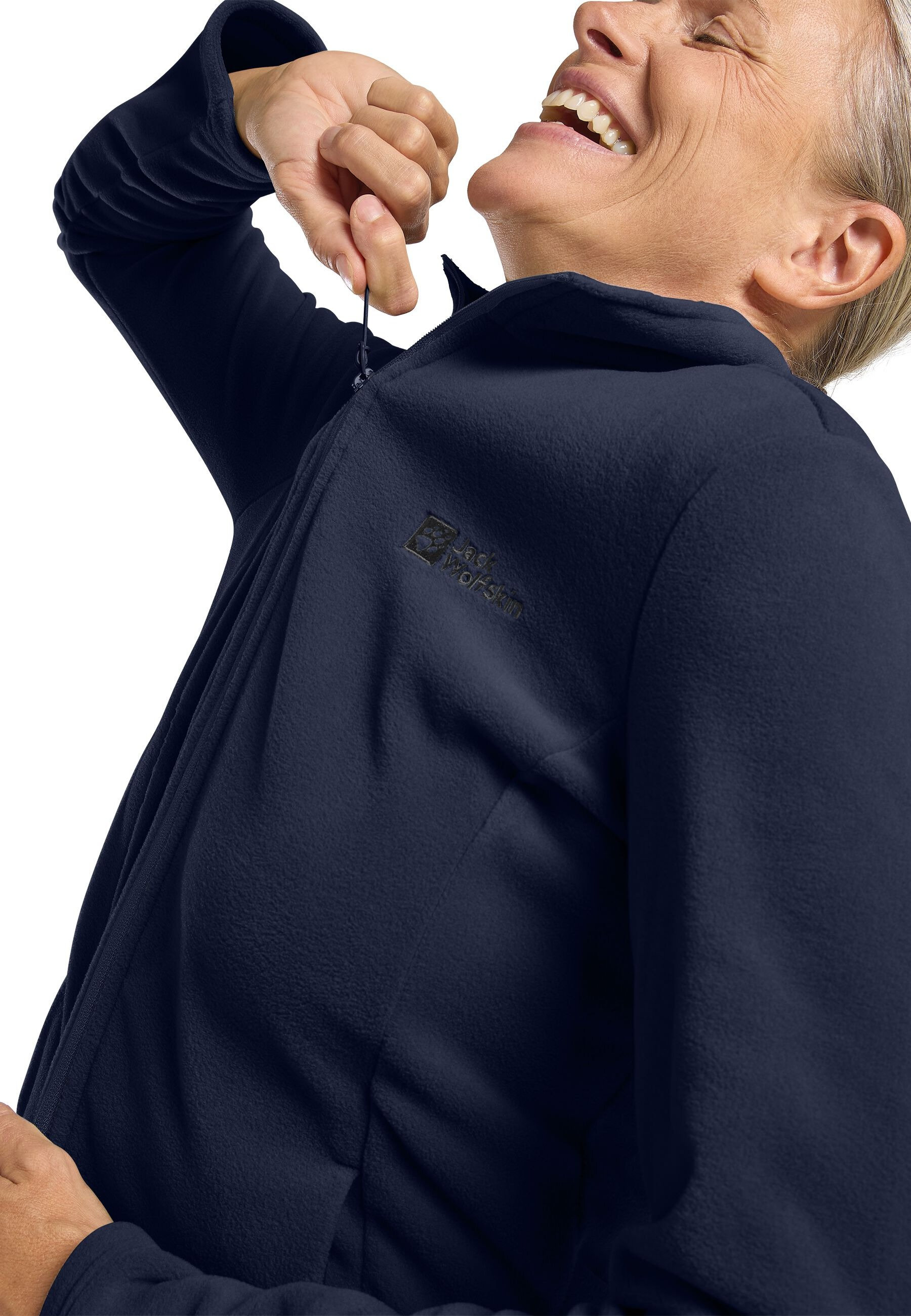 Кофта женская Jack Wolfskin Taunus Fz W 1711391-1010 L синий фото 7