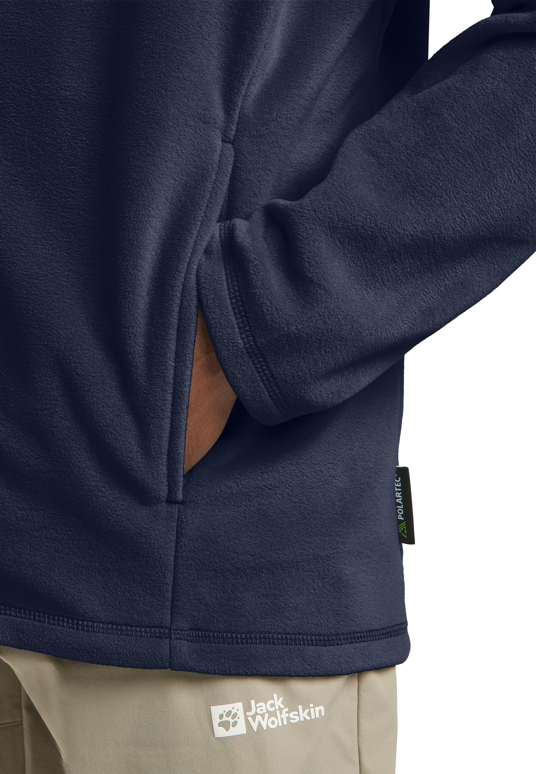 Кофта чоловіча Jack Wolfskin Taunus Fz M 1711451-1010 L синійфото5