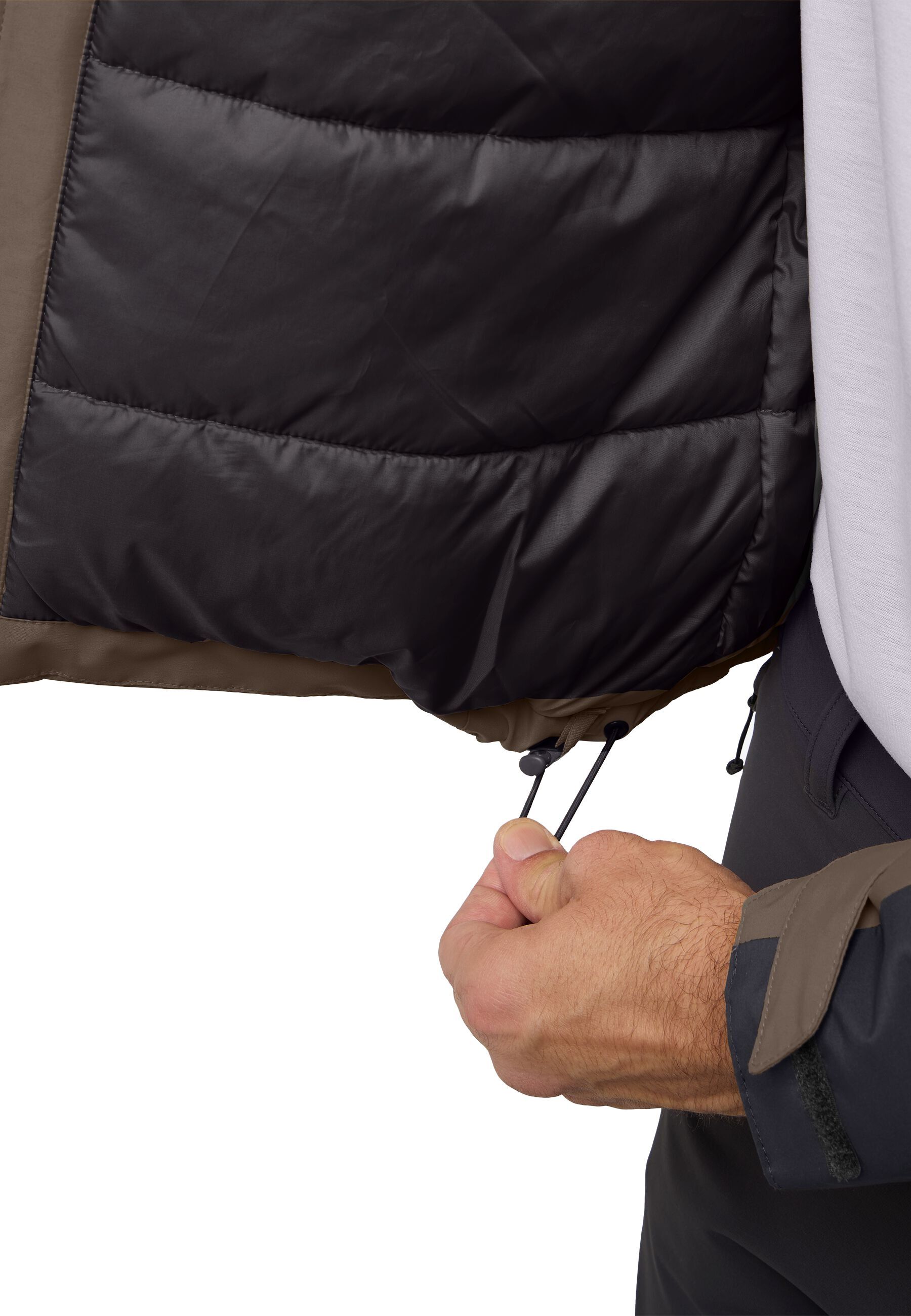 Куртка мужская Jack Wolfskin Jasper Ins Jkt M A61872-5719 2XL коричневый фото 7