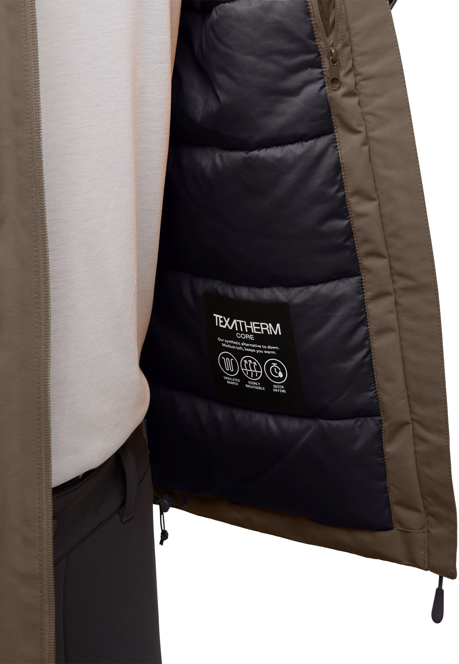 Куртка мужская Jack Wolfskin Jasper Ins Jkt M A61872-5719 2XL коричневый фото 9