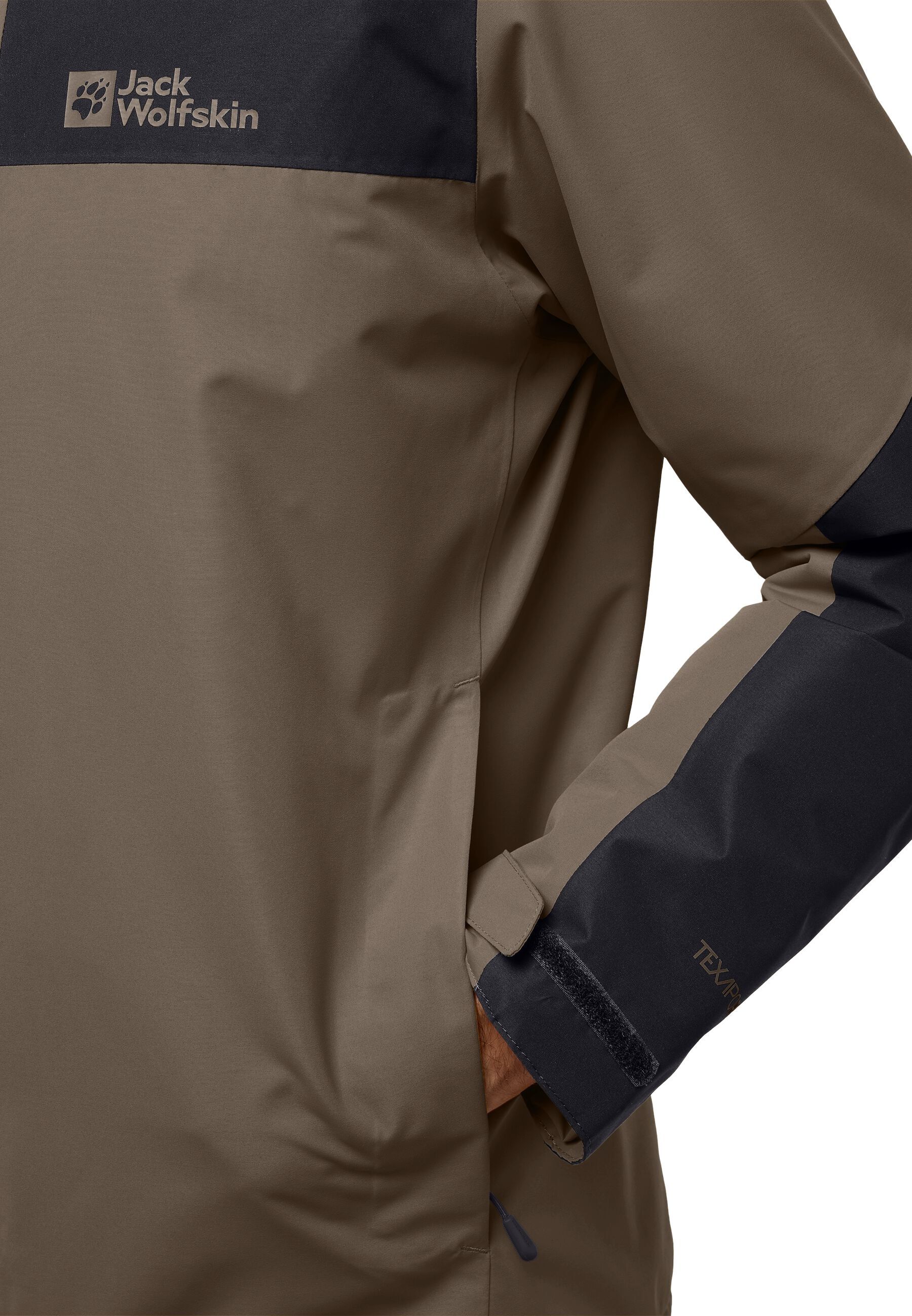 Куртка мужская Jack Wolfskin Jasper Ins Jkt M A61872-5719 2XL коричневый фото 10