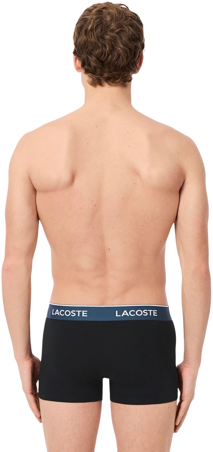 Набір чоловічих трусів Lacoste Underwear 5H1297-EIH 3шт. L чорніфото6