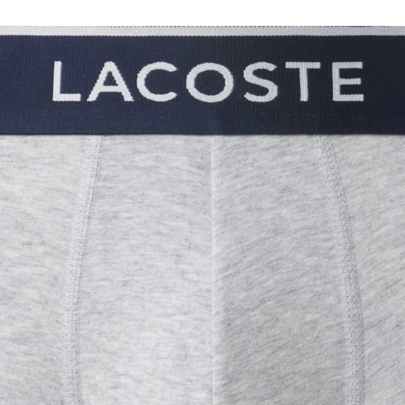 Набор трусов мужских Lacoste Underwear 5H1300-CCA M серое серебро фото 5