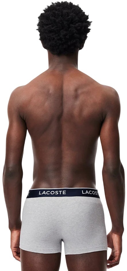 Набор трусов мужских Lacoste Underwear 5H1300-CCA M серое серебро фото 3