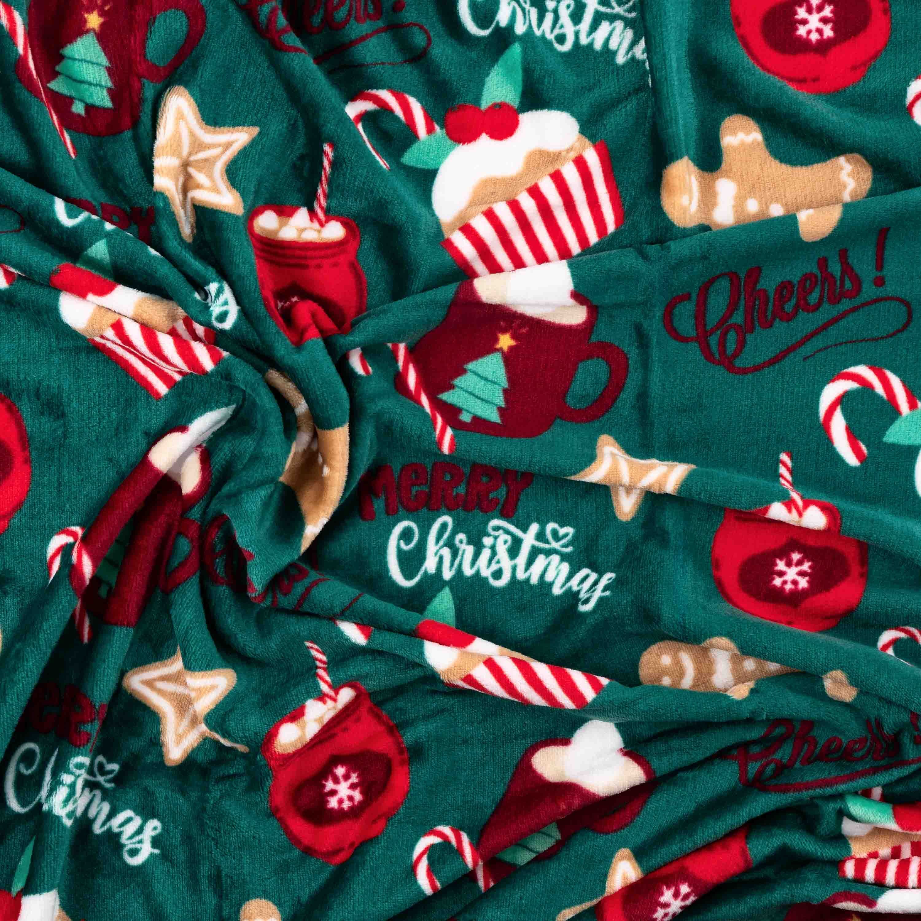 Плед ARDESTO Christmas Flannel 160х200см рождественские вкусности (ART0122PB) фото 2