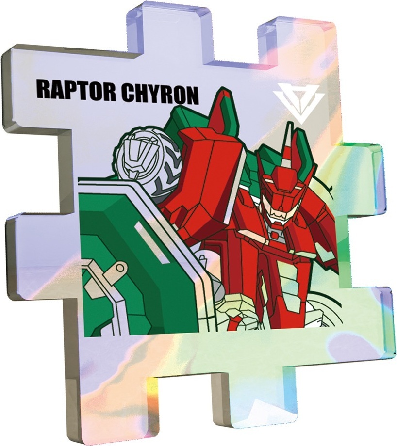 Робот-конструктор Dinoster - Раптор Хайрон (EU580881A-3)фото2