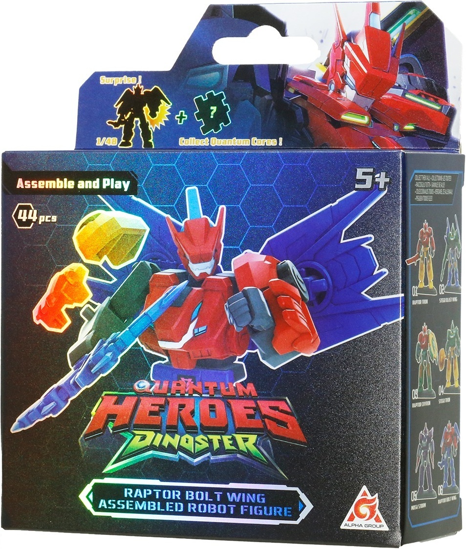 Робот-конструктор Dinoster - Раптор Болт Вінг (EU580881A-6)фото7