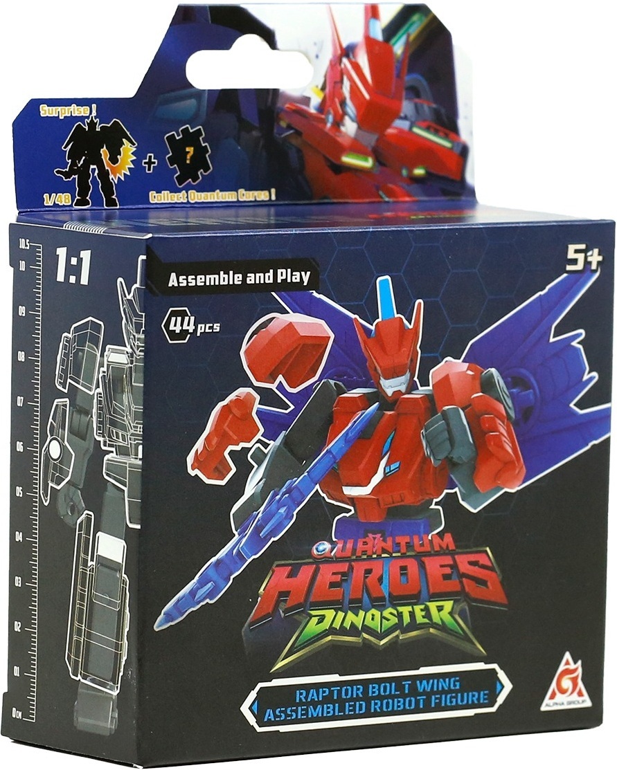 Робот-конструктор Dinoster - Раптор Болт Вінг (EU580881A-6)фото5