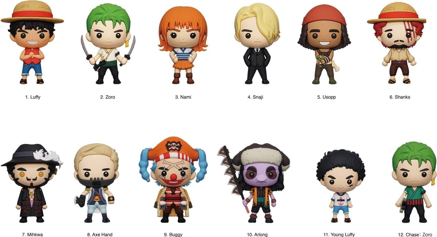 Игровая фигурка-сюрприз на клипсе Monogram серии "One Piece" S1 (32530) фото 3