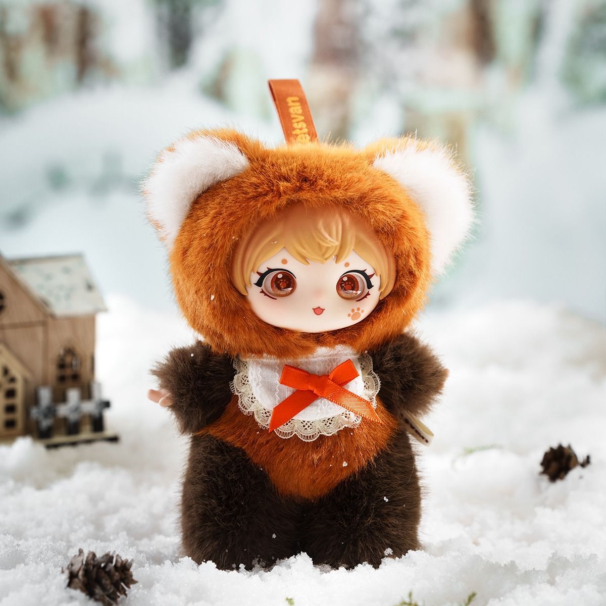 Колекційна м'яка іграшка-сюрприз з кільцем Pop Top Letsvan серії "Ziyuli" - Паті звірят (17Zl-0601)фото