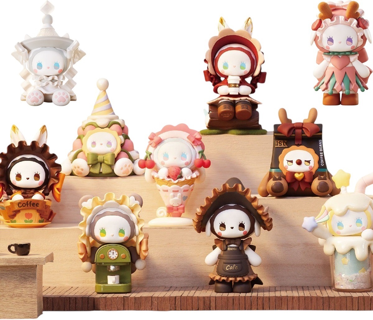 Коллекционная фигурка-сюрприз Pop Top Lucky Emma серии "Загадочный лес" - Кофейня (MJ-000061) фото 2