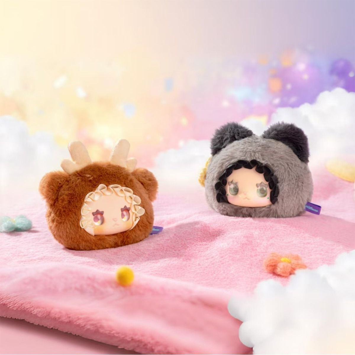 Коллекционная мягкая игрушка-сюрприз на подвесе Pop Top Lucky Emma серии "Lovely Emma" - Пушистики (MJ-000086) фото 