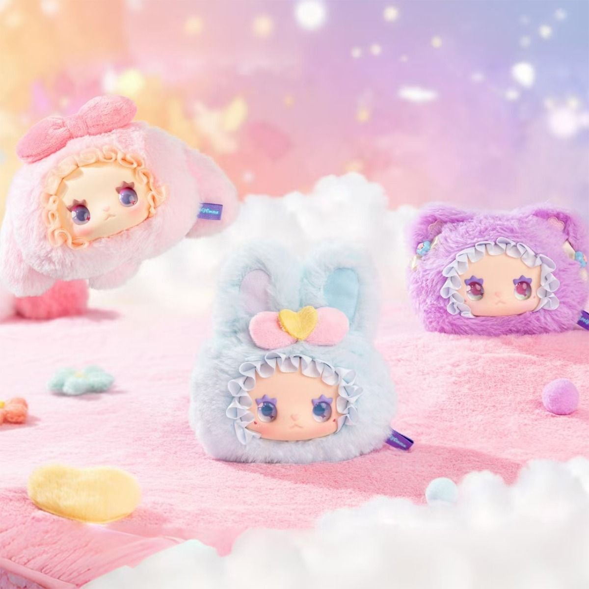 Коллекционная мягкая игрушка-сюрприз на подвесе Pop Top Lucky Emma серии "Lovely Emma" - Пушистики (MJ-000086) фото 