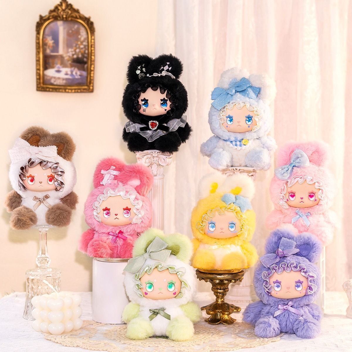 Коллекционная мягкая игрушка-сюрприз с кольцом Pop Top Lucky Emma серии "Lovely Emma" - Зайчата (MJ-000090) фото 