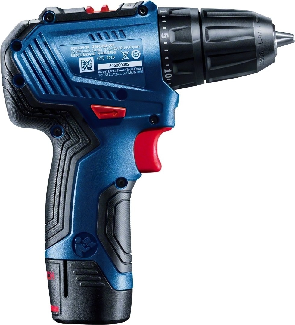 Шуруповерт-дрель Bosch GSR 12V-30 (0.601.9G9.001S) повреждена упаковка фото 