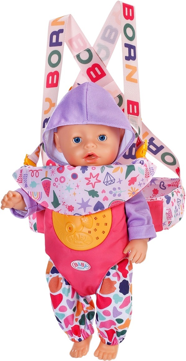 Рюкзак-кенгуру для ляльки Baby Born серії "Pinplay" – Яскрава Прогулянка (837603)фото3