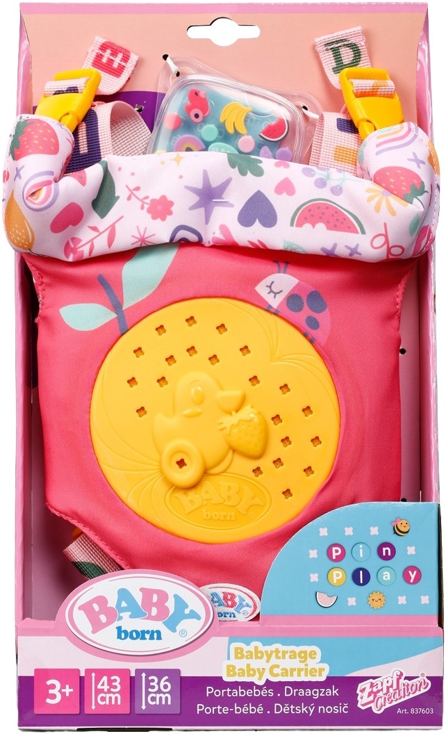 Рюкзак-кенгуру для ляльки Baby Born серії "Pinplay" – Яскрава Прогулянка (837603)фото9