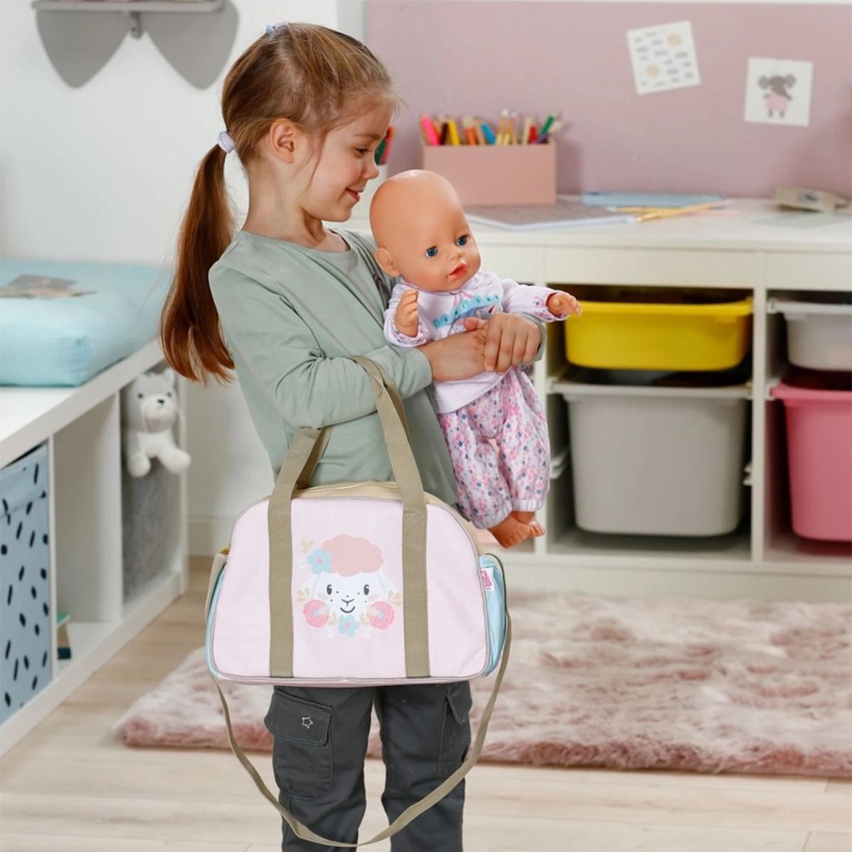 Сумка для ляльки Baby Born – Квітковий Настрій (з аксес.) (837894)фото6