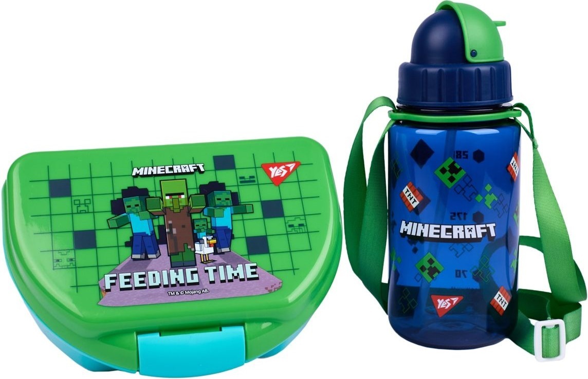 Ланч-бокс та пляшка Yes Minecraft, 2 предмети (450144)фото2