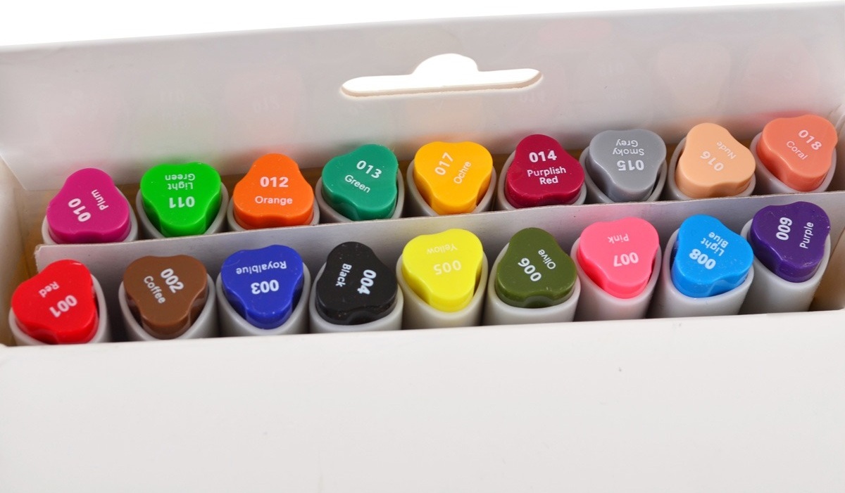 Набір маркерів Santi sketch, 18 шт/уп (390527)фото3