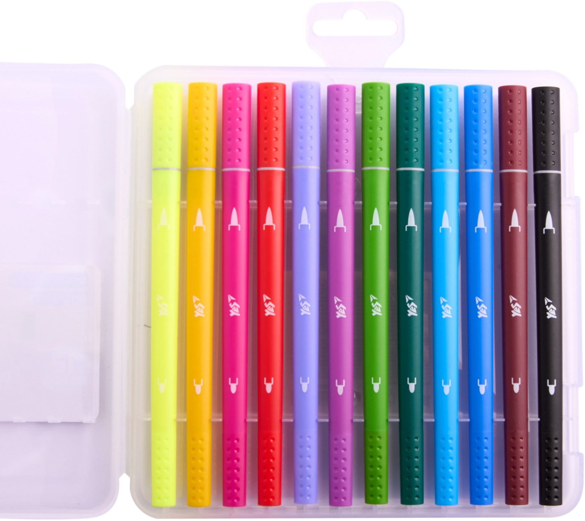 Фломастери двосторонні Yes 12 кольорів Minecraft (650574)фото