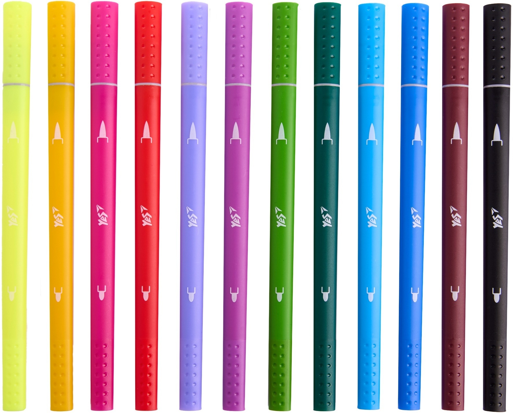 Фломастери двосторонні Yes 12 кольорів Minecraft (650574)фото