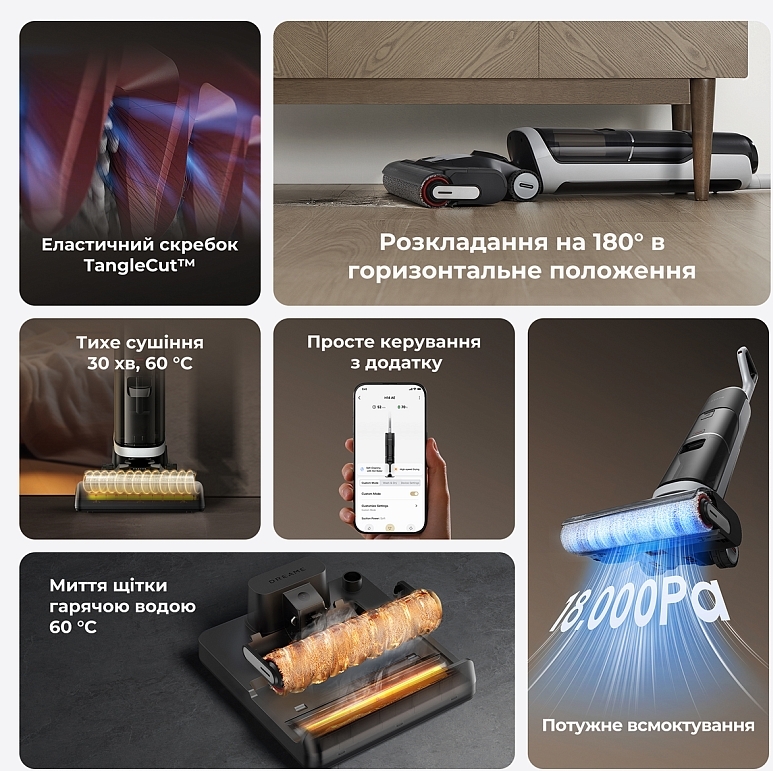 Акумуляторний пилосос Dreame H14 AE (HHR30E)фото2