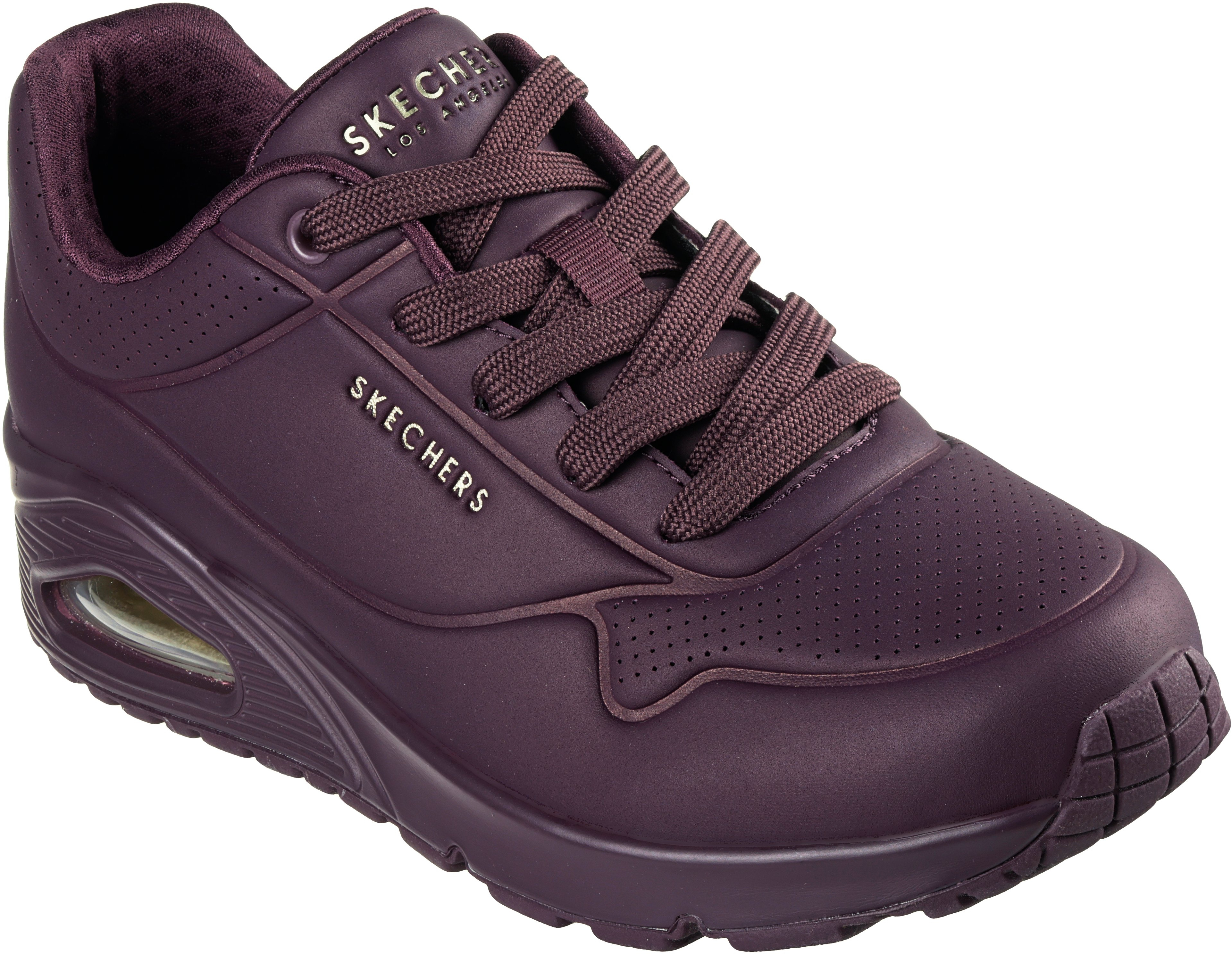 Кросівки жіночі Skechers Uno 73690 WINE 40 (10 US) бордовіфото3