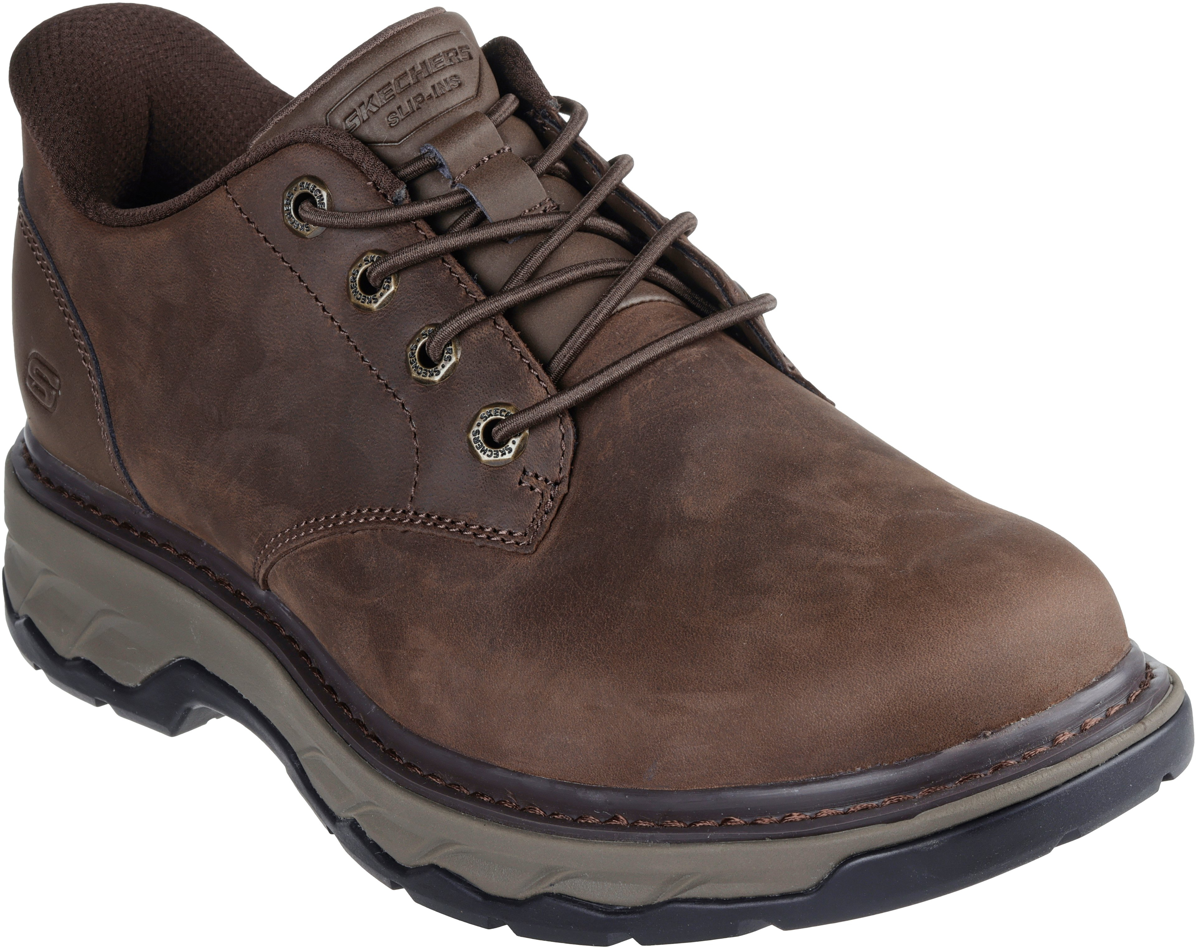 Полуботинки мужские Skechers Lockett 205307 COC 43 (10 US) коричневые фото 3