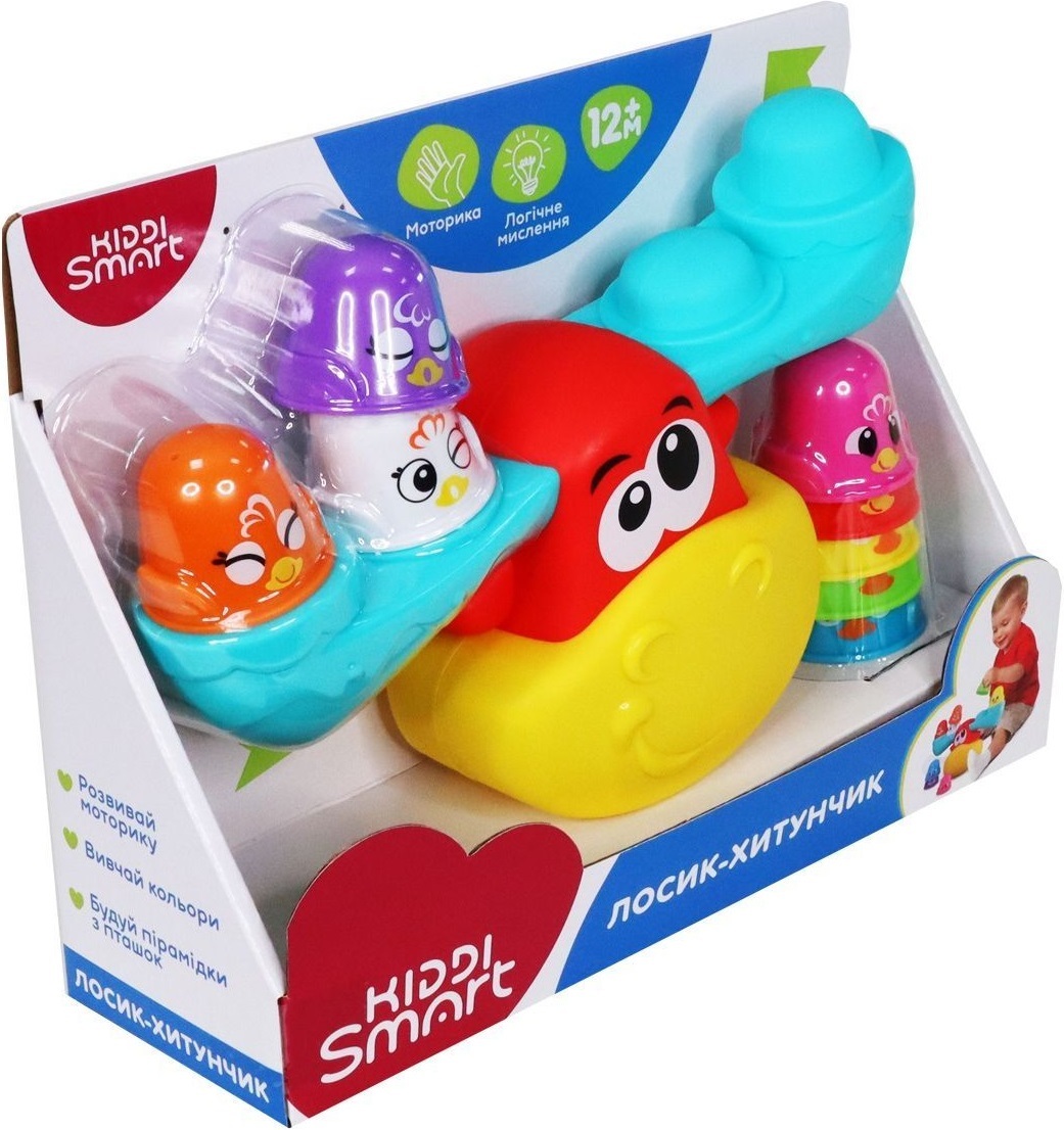Іграшка-балансир, що розвиває, Kiddi Smart - Лосик-Хитунчик (4553-KS)фото6