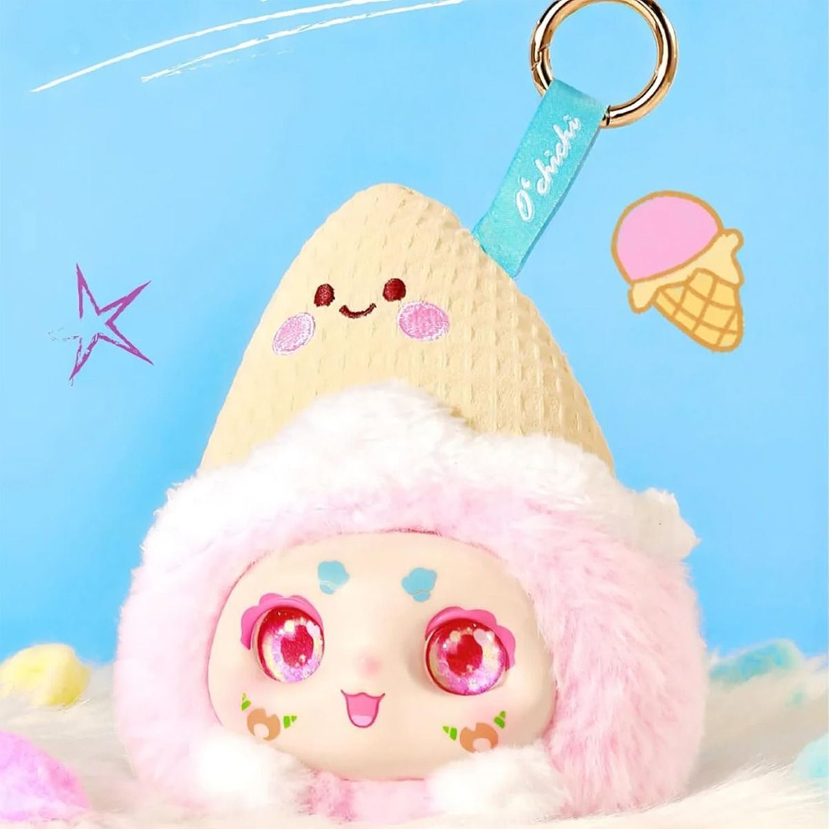 Коллекционная мягкая игрушка-сюрприз с кольцом Pop Top Kimmon - Милашки в шляпках (556022) фото 7