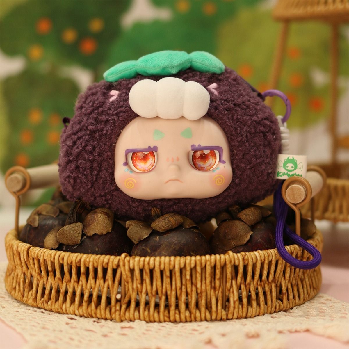 Коллекционная мягкая игрушка-сюрприз с кольцом Pop Top Kimmon - Забавные Фрукты (556101) фото 