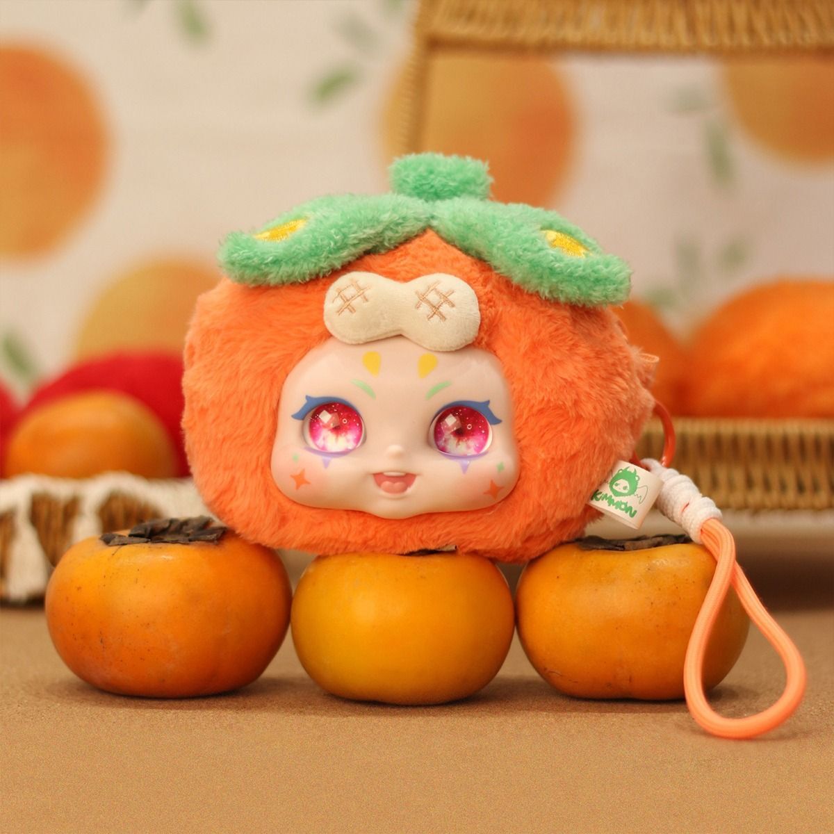 Коллекционная мягкая игрушка-сюрприз с кольцом Pop Top Kimmon - Забавные Фрукты (556101) фото 
