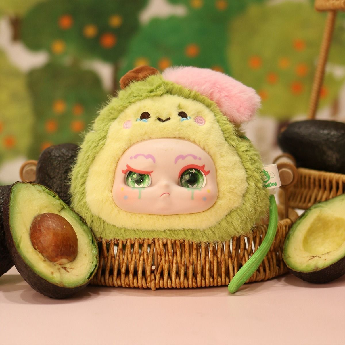 Коллекционная мягкая игрушка-сюрприз с кольцом Pop Top Kimmon - Забавные Фрукты (556101) фото 