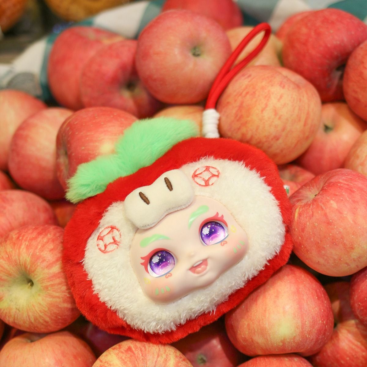 Коллекционная мягкая игрушка-сюрприз с кольцом Pop Top Kimmon - Забавные Фрукты (556101) фото 