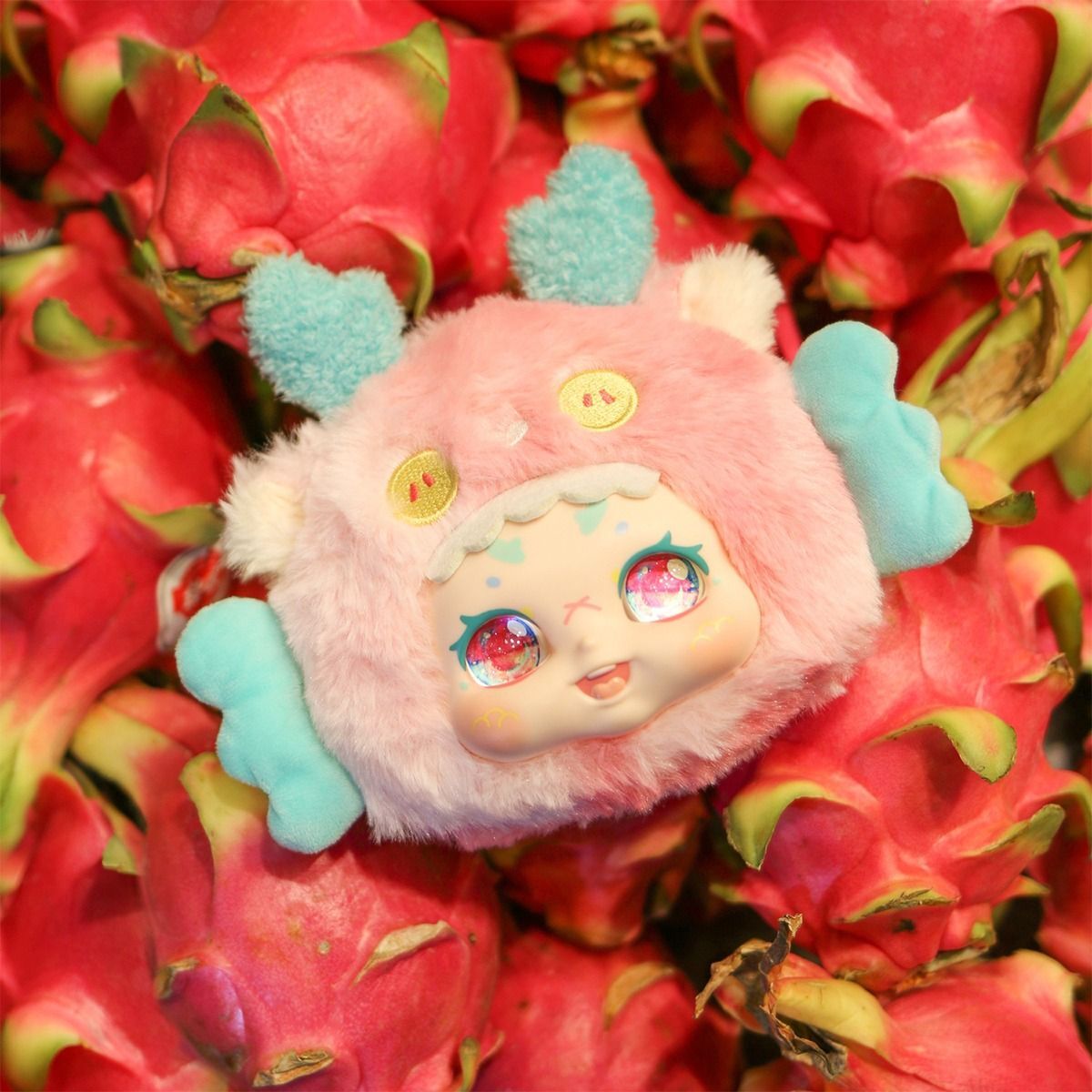 Коллекционная мягкая игрушка-сюрприз с кольцом Pop Top Kimmon - Забавные Фрукты (556101) фото 